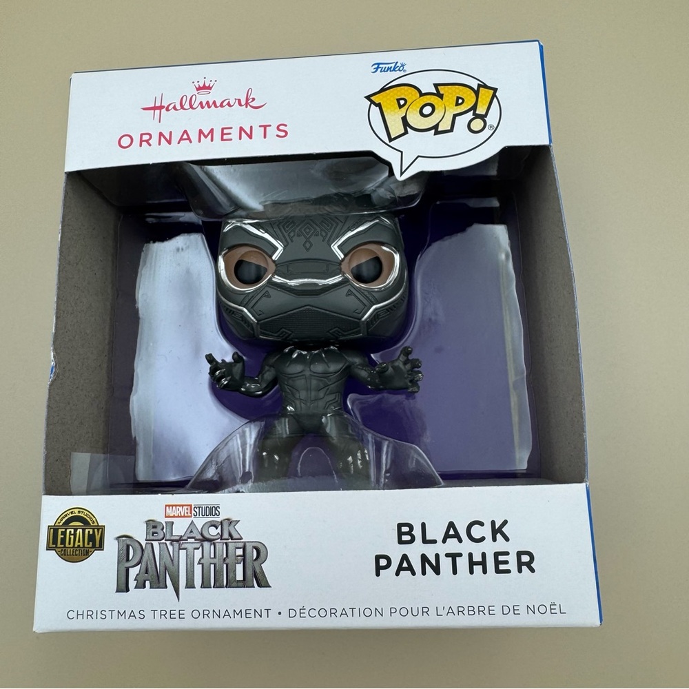 New Hallmark Funko Pop Marvel Black Panther Ornament
